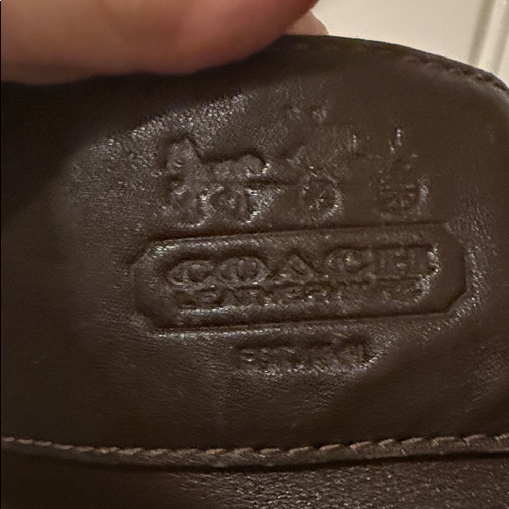 Coach Zoe Leather Shoulder Hobo Bag - Brown June 2009 - Picture 2 of 15